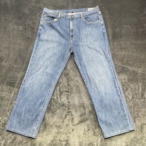 Aviator  Women 36* Blue Denim Stretch Made in USA Classic Five Pocket Travel